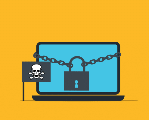 Free malware ransomware scam vector